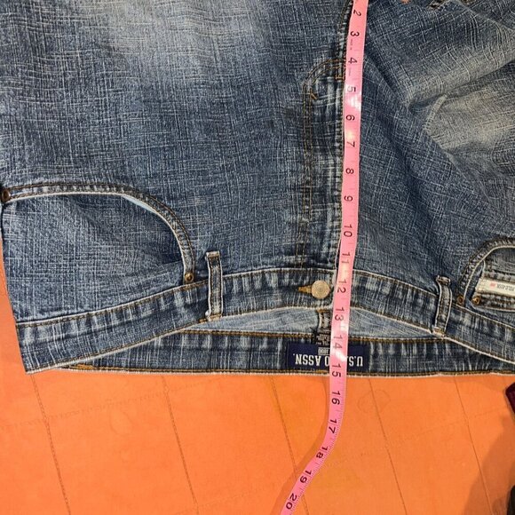 Vintage U.S. Polo Assn. Mens Denim Jeans Dark Wash Size 40x30 Relaxed Fit Classi - Picture 9 of 12